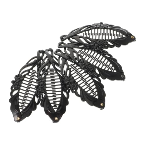 SAFIGLE 5stücke Blumen-haarklammern Bananen-haarspangen Aus Pferdeschwanzhalter Für Frauen Mädchen Haar-schmuck Accessoires von SAFIGLE