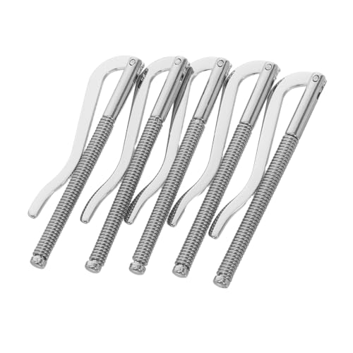 SAFIGLE 5 Stück Geldklammer Federstahl Geldclip für Geldbörse Robuste Metallklammer als Ersatz für Bifold Wallets Minimalistischer Clip mit Zuverlässigem Halt für Sichere Karten von SAFIGLE