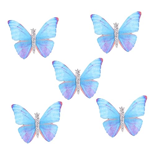 SAFIGLE 5 Stück Schmetterlings-haarnadel Für Jungen Und Mädchen Haarspange Mit Schleife Sichere Haarspange Für Jungen Und Mädchen Schmetterlings-accessoires von SAFIGLE