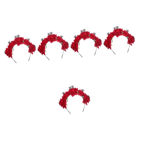 SAFIGLE 5st Stirnband Haarschmuck Für Damen Schädel Haarschmuck Für Frauen Polsterzubehör Kopfbedeckungen Für Damen Haarbänder Für Damenhaar Fräulein Plastik Halloween Kleidung von SAFIGLE