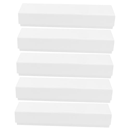 SAFIGLE 5 Stück Teiliges Stifte Geschenkbox Rechteckige Papier Stiftebox Aufbewahrungskasten Leicht Tragbar Elegant für Schüler Büro Schreibwaren Organizer von SAFIGLE