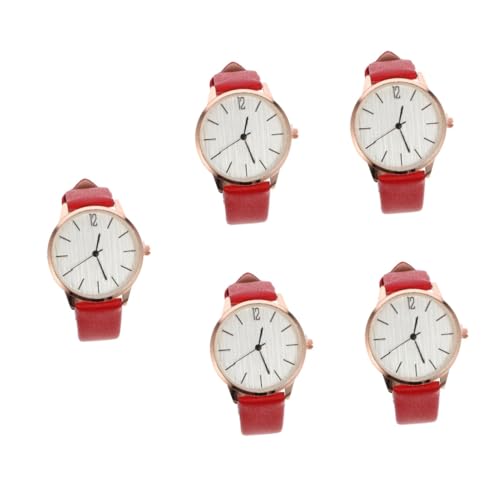 SAFIGLE 5 Stücke Elegante Dame Casual Uhr Frauen Gürtel Uhr Präzise Zeit Vielseitig Stil von SAFIGLE