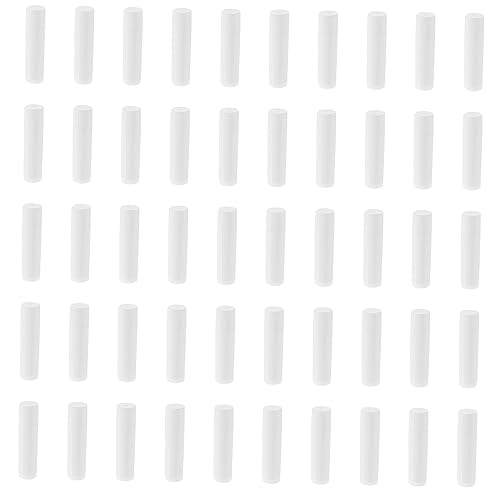SAFIGLE 50 Stück Leere Lippenstift Röhrchen DIY Lip Balm Behälter für Lipgloss und Lippenpflege Praktisch und Tragbar für Reisen Selbst Befüllbar Weiß von SAFIGLE