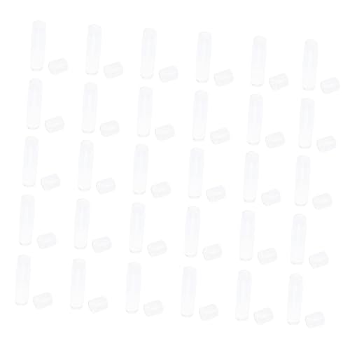SAFIGLE 50 Stück Luftrohrabfüllung Lippenstifte für Frauen Schüttgut wieder auffüllbar Röhren leerer Lippenstiftbehälter leere Lippenstiftrohre aus Transparent von SAFIGLE