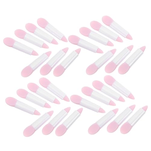 SAFIGLE 50 Stück Teiliges Silikon Make Up Pinsel Wiederverwendbare Lippen und Lidschatten Applikatoren aus Weichem Silikon Präzise Lippenmasken Spatel für Gleichmäßige Anwendung Pflegend von SAFIGLE