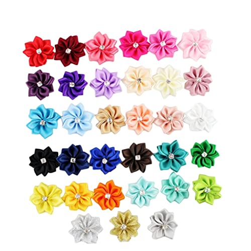 SAFIGLE 50 kinder haarschmuck hair accessories for girls Mini-Satin- Satin-Stirnbänder hochzeitsdeko Stirnband für Babymädchen Kopfbedeckung Kranz Schleife von SAFIGLE