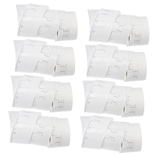 SAFIGLE 50 Stücke Aufkleber Augenbrauenformer Gerade Schablonen Brauenwerkzeuge Zum Formen Von Weißem Papier von SAFIGLE