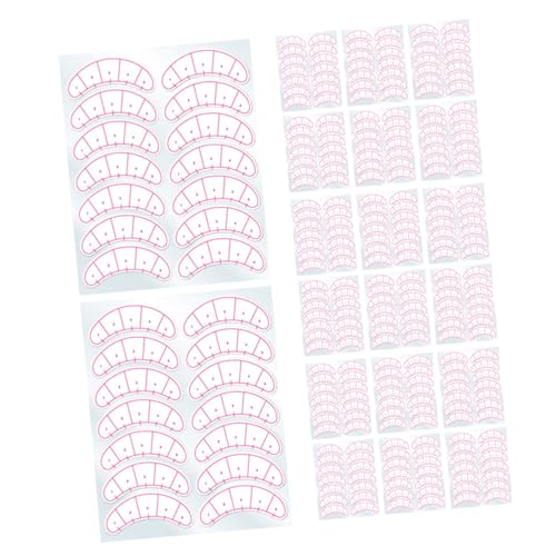 SAFIGLE 50blätter Wimpernhalter Mapping Diagramm Aufkleber Lidschattenband Make-up Zubehör Für Frauen Mädchen Wimpernverlängerung von SAFIGLE