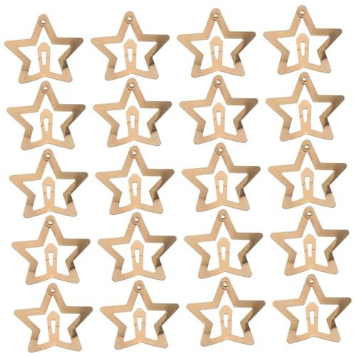 SAFIGLE 50stücke Stern-form Haarspangen Metall-clips Für Frauen Dekorative Dünn Ästhetisch Charmig Haarnadeln Clip-accessoire Süß Mode-frisur-accessoires von SAFIGLE