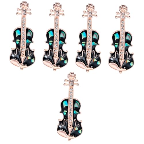 SAFIGLE 5st Gitarrenbrosche Strass-brosche Kristallstift Frauen Brosche Pin-ästhetik Gitarrennadel Rucksäcke Stift Kristallbrosche Strassnadel Schal Koreanische Version Fräulein von SAFIGLE