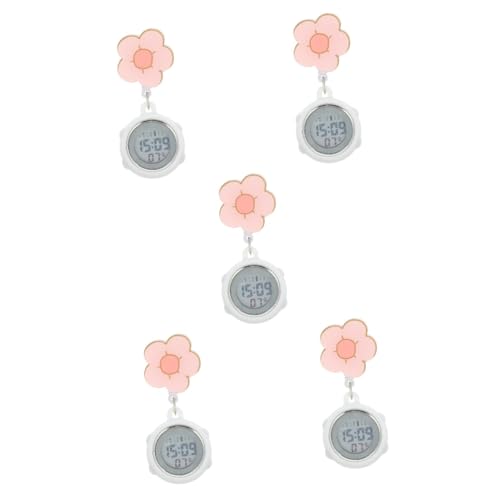 SAFIGLE 5St Krankenschwester Uhr Arzttaschenuhr Damenuhren Taschenuhr für studentische Krankenschwestern digitaler Wecker Medical Watch damenarmbanduhr hängende Uhr Timing-Uhren Kieselgel von SAFIGLE