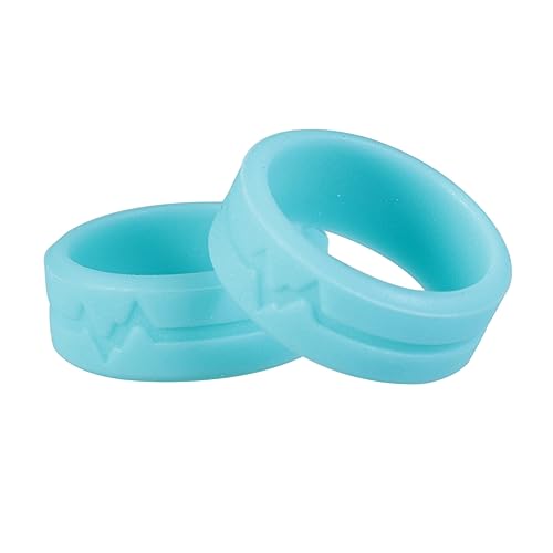 SAFIGLE 5st Ring-party-ring Moderinge Silikonringe Für Damen Herrenringe Herren Silikonringe Ergonomischer Ehering Silikon Sportring Silikonring Für Herren Leuchtend Fräulein Silikon Weich von SAFIGLE