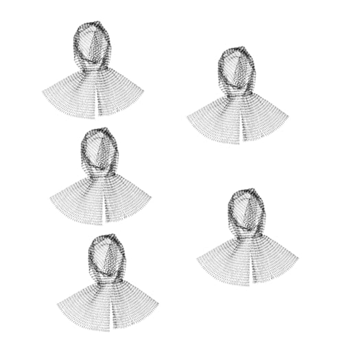 SAFIGLE 5stücke Frauen Mesh Haarschal Mit Strass Modischer Kopfschmuck Für Musikpartys Vielseitiger Haartuch Für Tägliche Nutzung Und Besondere Anlässe von SAFIGLE