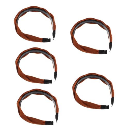 SAFIGLE 5st Stirnband Drehen Breites Stirnband Haarbänder Für Frauen Ästhetischer Haarschmuck Stirnbänder Für Frauen Kurze Haare Frau Stirnband Sommerdeko Mädchen Stoff Ausgabekarte Damen von SAFIGLE