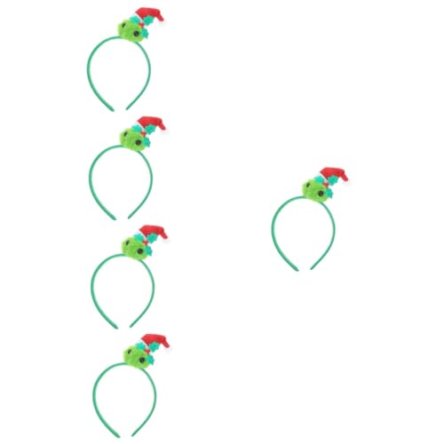 SAFIGLE 5st Weihnachten Weihnachtshaarreifen Weihnachtself-stirnband Haarschmuck Für Weihnachtsfeiern Weihnachtskopfbedeckung Für Kinder Weihnachtsfeier Liefert Weihnachtshaarband Haarball von SAFIGLE