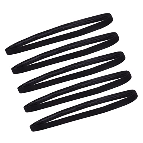 SAFIGLE 5stücke Elastische Stirnbänder Dehnbar Rutschfest Schmale Stirnbänder Für Fußball Stylische Für Herren Und Damen von SAFIGLE