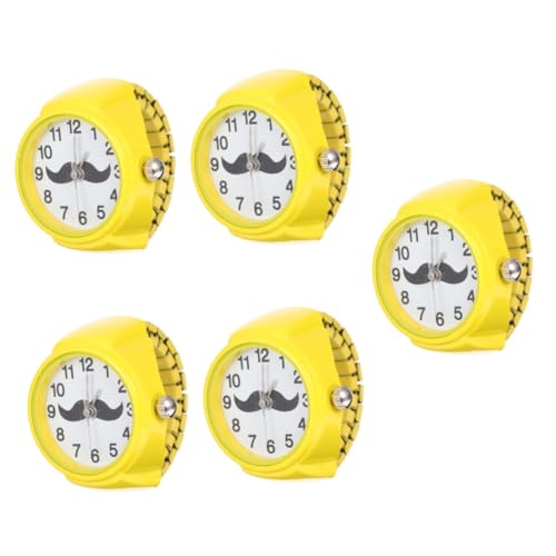 SAFIGLE 5stücke Fingerring Uhr Mit Glitzer Digitale Fingeruhr Für Frauen Und Männer Elastisch Dekorativ Und Retro Perfekter Schmuck Für Jeden Anlass SAFIGLE 5stücke Fingerring Uhr Mit Glitzer Digitale Fingeruhr Für Frauen Und Männer Elastisch Dekorativ Und Retro Perfekter Schmuck Für Jeden Anlass von SAFIGLE
