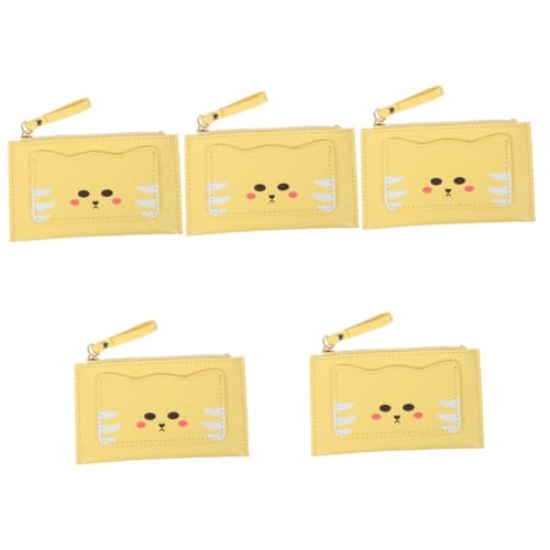 SAFIGLE 5stücke Holder Pouch Multifunktionale Geldbörse Für Damen Kompakte Reißverschluss-münztasche Mit Mehreren Kartenfächern Trendiges Design Für Unterwegs Für Schlüssel Und von SAFIGLE