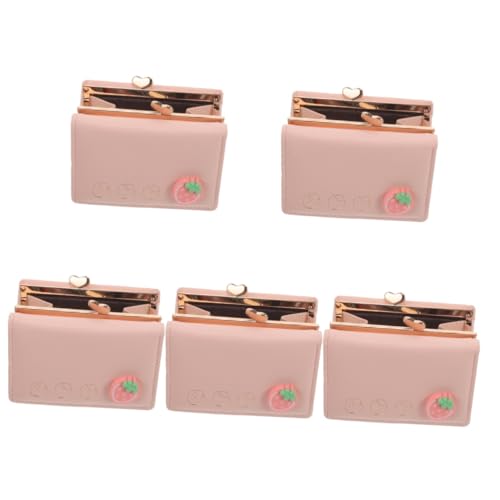 SAFIGLE 5stücke Kartenorganizer Für Damen Niedliches Münzportemonnaie Im Cartoon-Stil Faltbare Geldbörse Kreative Geldtasche Für Outdoor-Shopping Und Pu Kompakte von SAFIGLE