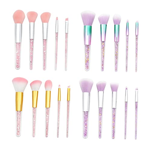 SAFIGLE 5stücke Make-up Pinsel Kosmetikpinsel Für Foundation Puder Augenbrauen Professionelles Auftragen Für Damen von SAFIGLE