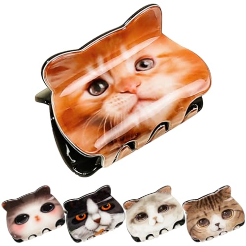 SAFIGLE 5stücke Tier Form Haarklammern Tier Haarklammer Damen Haarspange Haaraccessoires Für Dickes Haar von SAFIGLE
