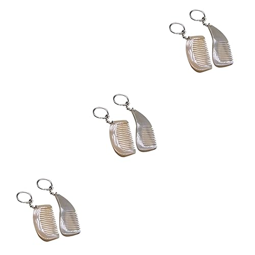 SAFIGLE 6 STK Schlüsselanhänger Kamm Schlüsselringe Schlüsselbund Schlüsselanhänger-anhänger Kamm-schlüsselanhänger Kamm Schlüsselanhänger von SAFIGLE