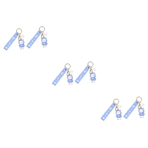SAFIGLE 6 STK Sweatshirt Bär Schlüsselanhänger hängender Schlüsselanhänger einzigartiger Schlüsselanhänger kindergeschenk adventsgeschenke Kinder hängende Verzierung Schlüsselbund Blue von SAFIGLE