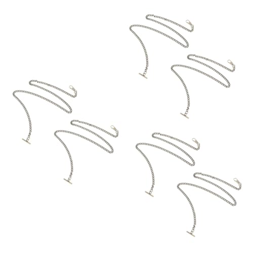 SAFIGLE 6stücke Taschenuhr Kette Aus Vintage Design Für Formelle Anlässe Und Lässigen Gebrauch Als Für Männer Und Frauen von SAFIGLE