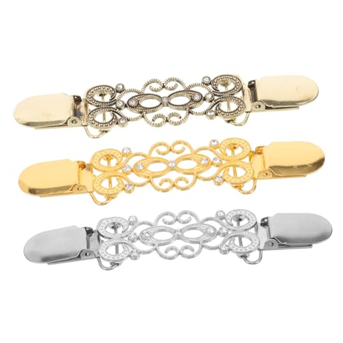 SAFIGLE 6 Stk Pullover-kettenclips Strickjacke Für Damen Im Trend Pulloverclips Mit Knopfstift Verdecken Transparente Strickjacke Für Elegante Damen Accessoires Für Schalverschlüsse von SAFIGLE