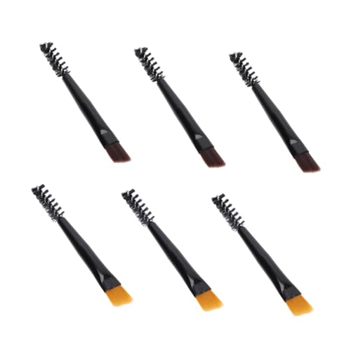 SAFIGLE 6 Stück Augenbrauenpinsel Augenbrauenformer Männer Kleiner Stift Funktion Wie Kontur Gebogene Formgebung Echte Semi Grooming Make Up Pinsel Schminkpinsel Makeup Tool Wimpernpinsel von SAFIGLE