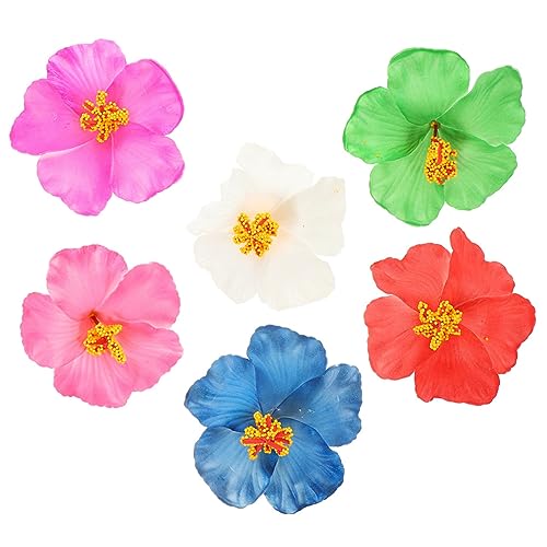 SAFIGLE 6 Stück Blume Haarnadel boho haarschmuck flower hair clip blumenhaarspange Haarclips für Party Haarclips für Urlaub lang Fälschung Mädchen Blume Haarspange Haarspange Eisen von SAFIGLE