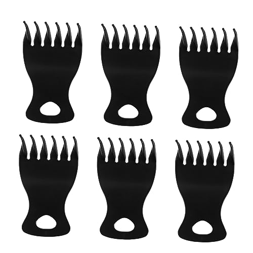 SAFIGLE 6 Stück Breiter Zahnkamm Teiliges für Herren Professioneller Haarkamm für Friseur Styling und Tägliche Pflege Antistatisch Langlebig Kopfhaut von SAFIGLE
