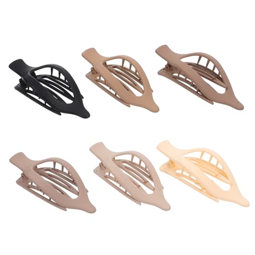 SAFIGLE 6 Stück Entenschnabel-Clip Haargummis für Frauen haarspangen Haarstyling-Clips funkelnd Haarspangen schnappen Zubehör dekorative Haarklammer Klauenklammern Stk von SAFIGLE