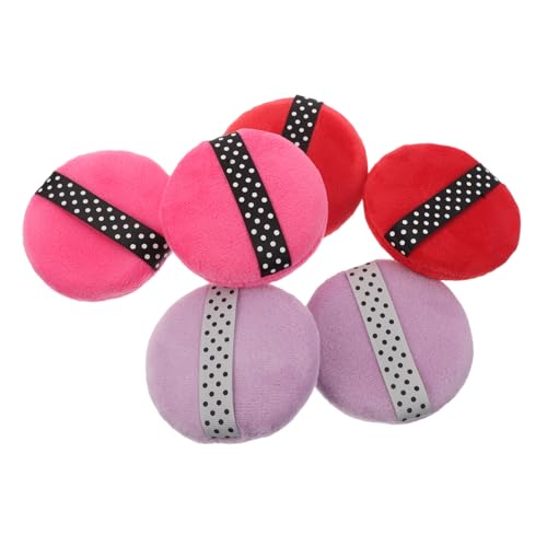 SAFIGLE 6 Stück Große Weiche Makeup Puderquasten für Frauen Flauschig und Wiederverwendbar Geeignet für Lose und Gepresste Puder Nass und Trocken Anwendbar Sanftes Material für Schnelle von SAFIGLE