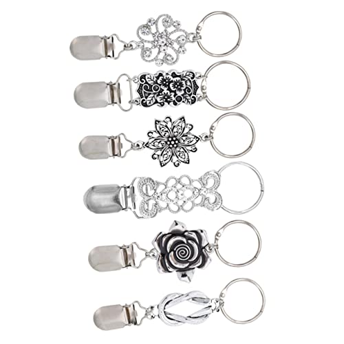 SAFIGLE 6 Stück Hutclip Hut-Reisetasche Reisehut Kappe Hutträger für die Reise Hutklammern für die Reise an der Tasche Reise-Hut-Clips Sonnenhut-Clip für Reisetasche Hüte Legierung von SAFIGLE