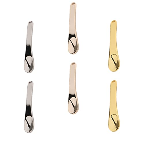 SAFIGLE 6 Stück Make -up -löffel Set Gesicht Hautpflege Augencreme Spatel Über Nacht Werkzeug Für Beauty-löffel Schminklöffel Kosmetischer Löffel Augencreme Löffel Zinklegierung von SAFIGLE