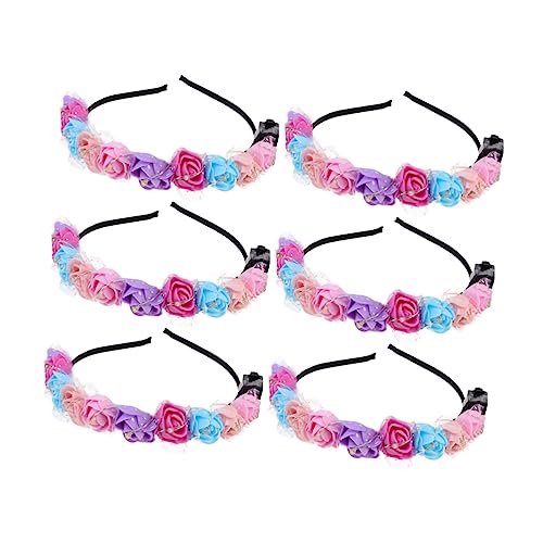 SAFIGLE 6 Stück Teiliges Bunter LED Haarreif mit Leuchtenden für Partys Hochzeiten und Fotoshootings Perfektes Accessoire für Cosplay Events von SAFIGLE