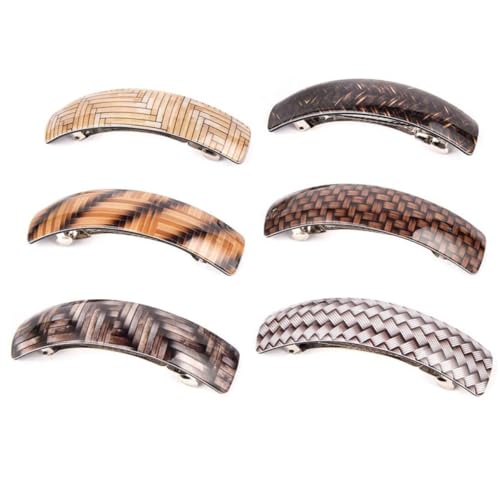 SAFIGLE 6 Stück Teiliges Haarklammern Spitz Zulaufende Haarclips für Mädchen Rutschfeste Haaraccessoires Bunten Farben für bei Jedem von SAFIGLE