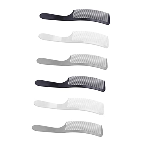 SAFIGLE 6 Stück Teiliges Modischer Friseurkämme Praktische Haarschneidewerkzeuge für Salon und Zuhause für Herren Damen und Robust und Haarschonend von SAFIGLE