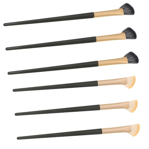 SAFIGLE 6 Stück Teiliges Pinselset für Make Up Eyeliner Concealer und Lidschatten Pinsel für Präzise Anwendungen von SAFIGLE