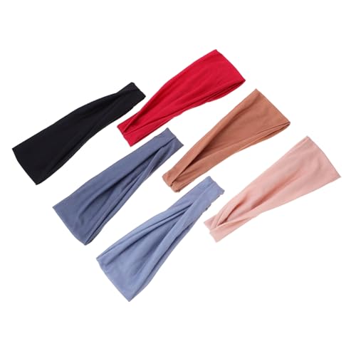 SAFIGLE 6 Stück Teiliges Sport Stirnband für Damen Schweißband für Yoga Laufen und Fitness Atmungsaktive und Rutschfeste Haarbänder in Schwarz Weinrot Kaffee Khaki Hellgrau und Dunkelgrau SAFIGLE 6 Stück Teiliges Sport Stirnband für Damen Schweißband für Yoga Laufen und Fitness Atmungsaktive und Rutschfeste Haarbänder in Schwarz Weinrot Kaffee Khaki Hellgrau und Dunkelgrau von SAFIGLE