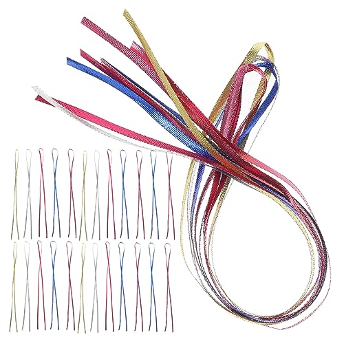 SAFIGLE 6-Teilige Schnur geflochtenes Seil Bands Werkzeug Haarzubehör für Mädchen Kind Styling Seil zum Flechten von Haaren Haargeflecht Seil Haarband Haargummi Polyester von SAFIGLE