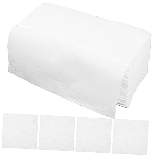 SAFIGLE 60 Stück Einweg Gesichtstücher Groß Weich Saugfähig Makeup Entferner Reinigungstücher Tragbar für Outdoor Reisen Camping Porentiefe Sanfte Hautreinigung von SAFIGLE