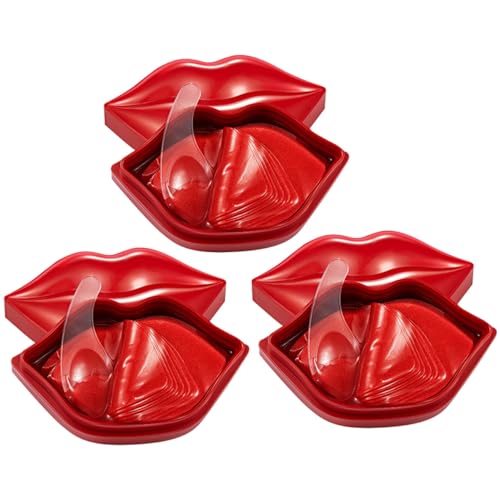 SAFIGLE 60stücke Lippenmaske Feuchtigkeitsspendend Lippenmasken-patch Lippenfeuchtigkeitscreme Nährendes Lippen-patch Lippenpflege-patch von SAFIGLE