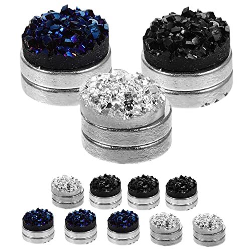 SAFIGLE 6paare Ohrclips Kleine Stylische Ohrringe Für Damen Herren Magnetische Ohrclips Für Herren Für Damen von SAFIGLE