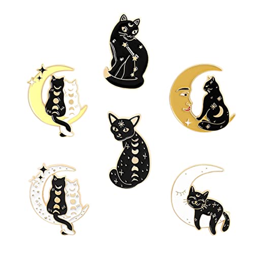 SAFIGLE 6Stücke Cartoon Brosche Niedliche Katzen Broschen Abzeichen für Kleidung Schals Hüte Perfektes für Frauen Stilvolle Accessoires SAFIGLE 6Stücke Cartoon Brosche Niedliche Katzen Broschen Abzeichen für Kleidung Schals Hüte Perfektes für Frauen Stilvolle Accessoires von SAFIGLE