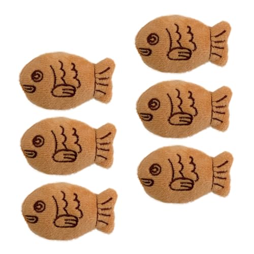SAFIGLE 6Stücke Plüsch Cartoon Fisch Brosche Set Dekorative Pins für Kleidung Accessoires für Partys und Alltagsmode SAFIGLE 6Stücke Plüsch Cartoon Fisch Brosche Set Dekorative Pins für Kleidung Accessoires für Partys und Alltagsmode von SAFIGLE