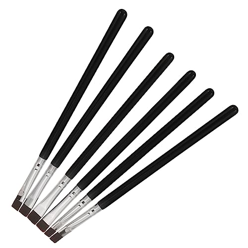 SAFIGLE 6stücke Make-up Pinsel Für Augenbrauen Und Eyeliner Kosmetik Werkzeuge Für Professionelle Und Private Anwendung Hochwertige Materialien Für Lange Lebensdauer Und Feine Details von SAFIGLE