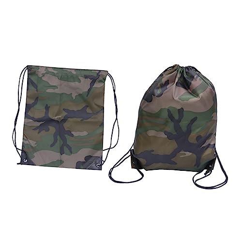 SAFIGLE 6er-Pack Camouflage-Beutel Mit Kordelzug Für Erwachsene Und Kinder Multifunktionale Aufbewahrungstasche Für Sport Reiten Strandurlaub von SAFIGLE