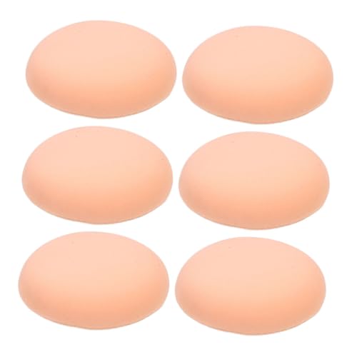 SAFIGLE 6stücke Kompakte Make-up-puderquaste Mit Kleine Runde Schwämme Für Foundation Und Concealer Trocken Nassanwendung Für Nahtlose Haut Für Hauttypen Reise Handtaschenfreundlich von SAFIGLE